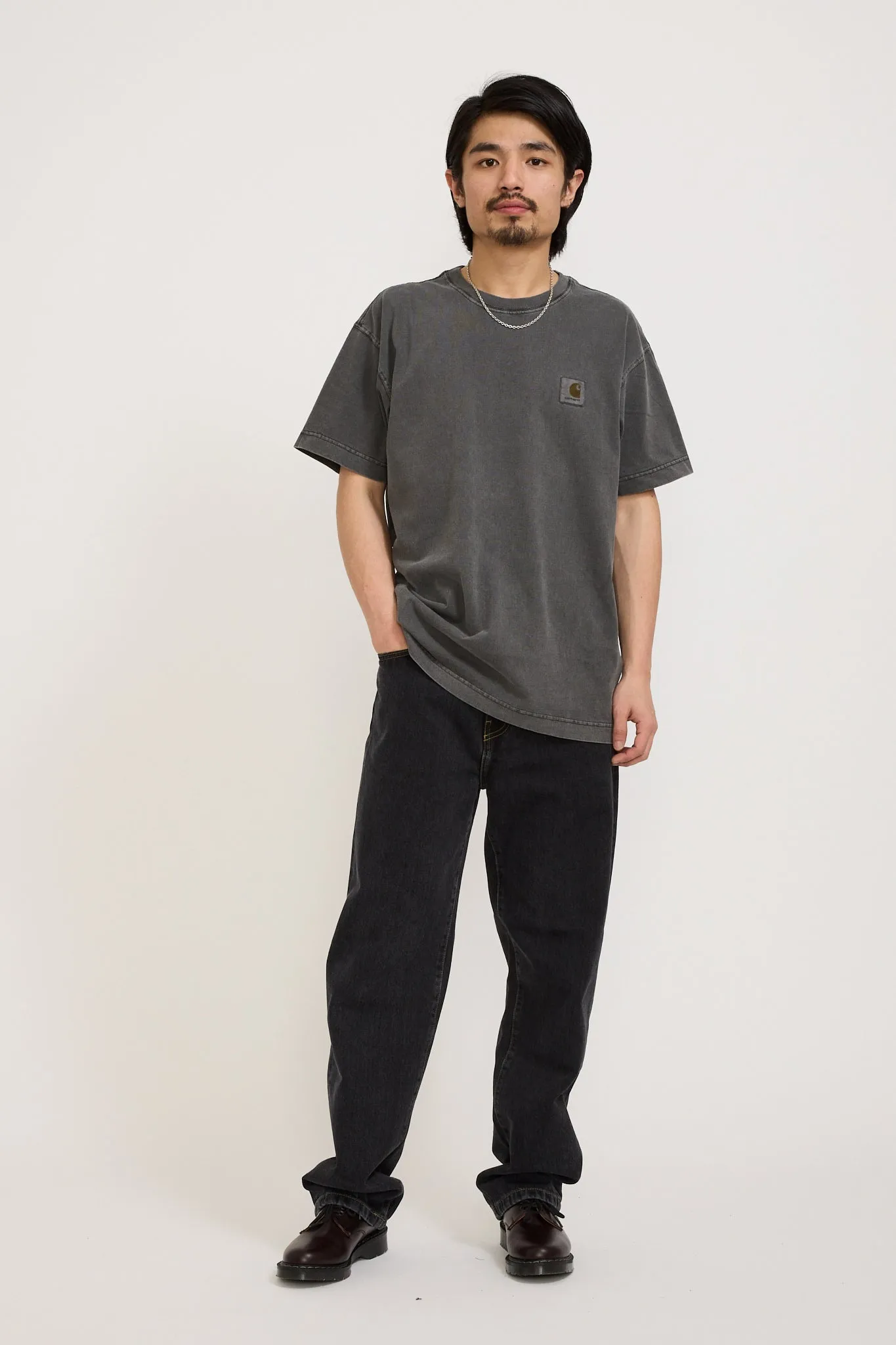 Aaron Pant Black Stone Washed
