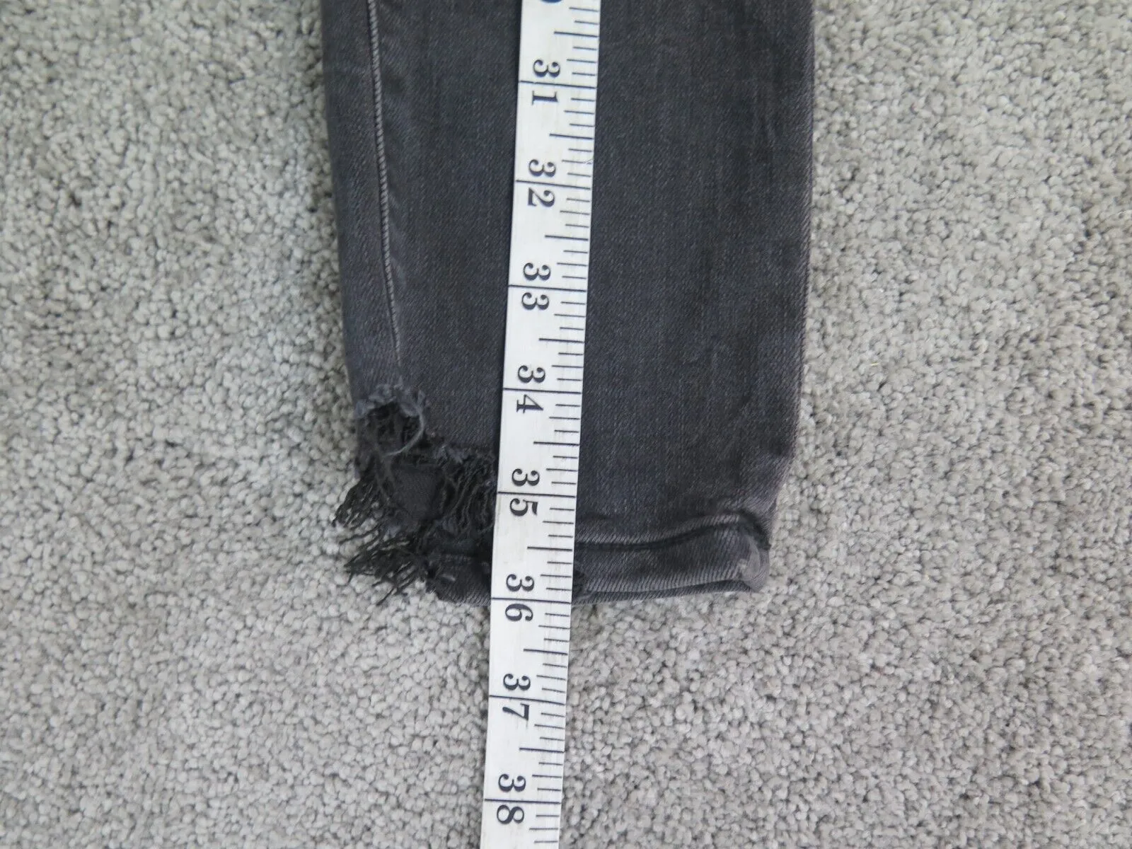 Abercrombie & Fitch Jeans Women 23000 Black The Super Skinny Ankle High Rise