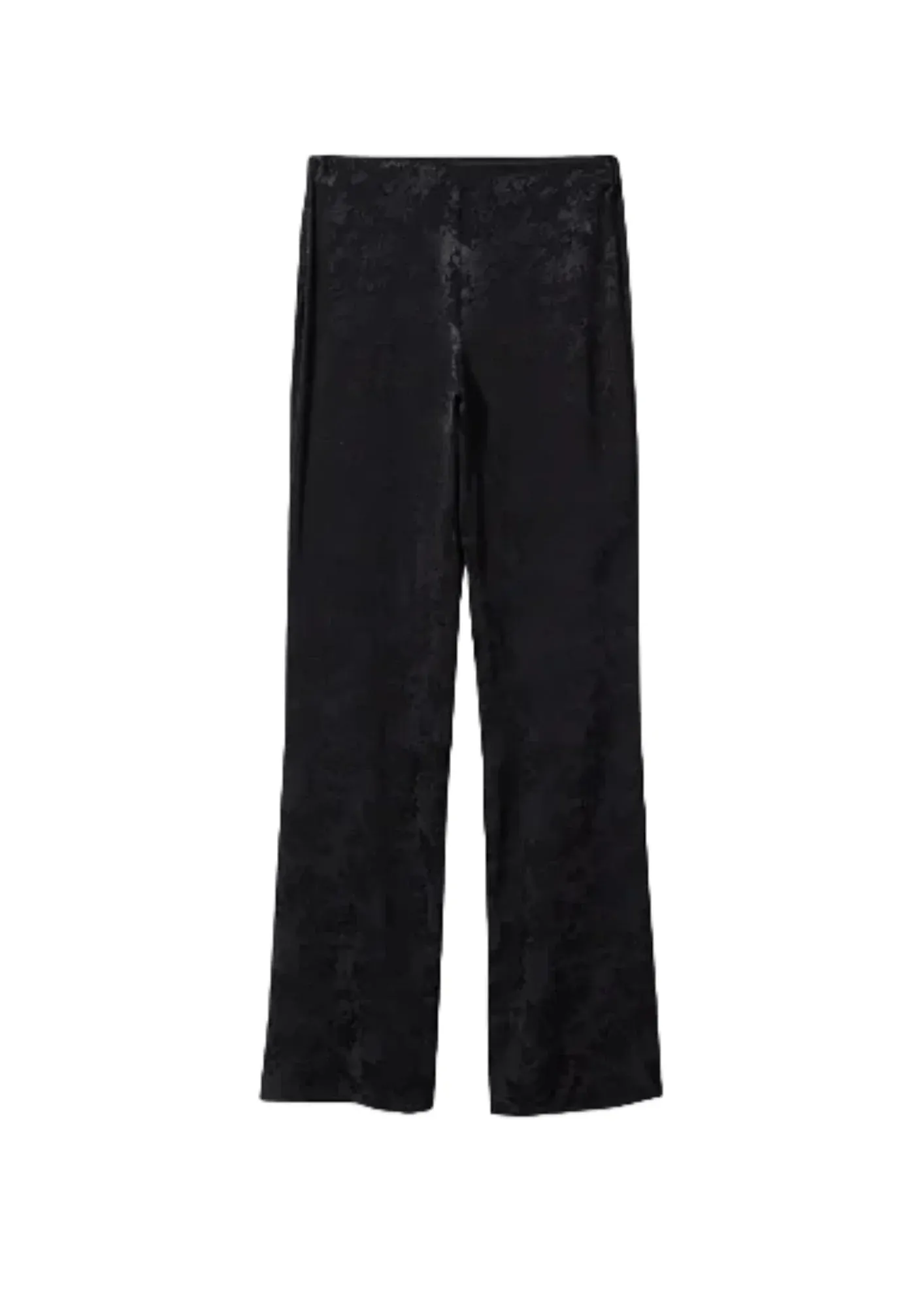 BLACK JACQUARD TROUSERS