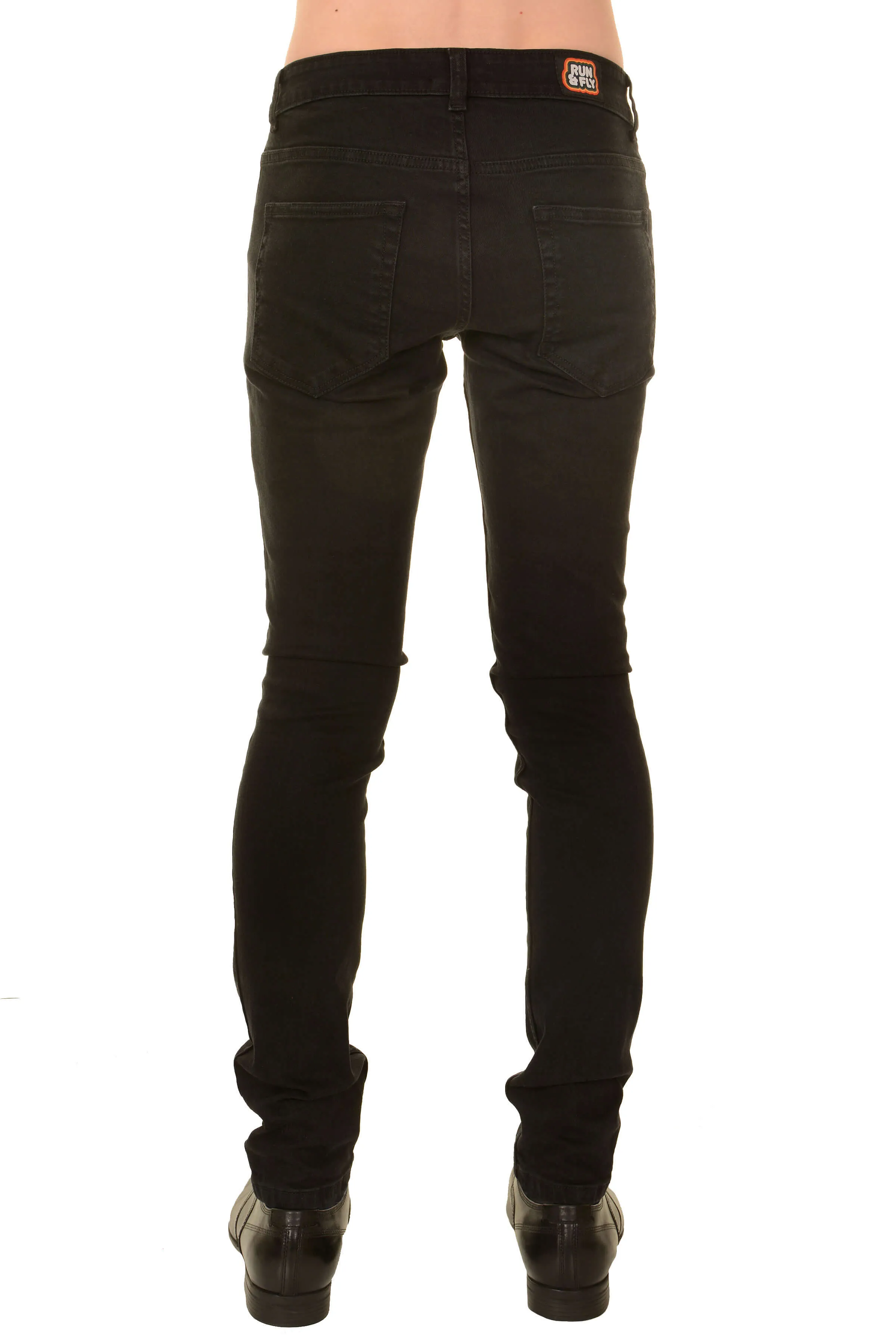 Black Stretch Denim Skinny Fit Jeans