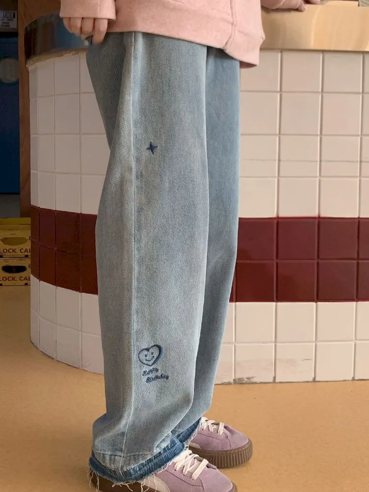 Casual straight thin jeans【s0000005252】