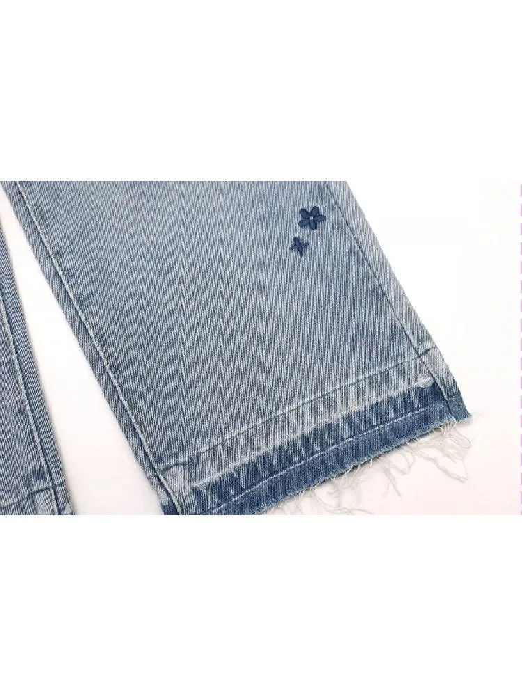 Casual straight thin jeans【s0000005252】