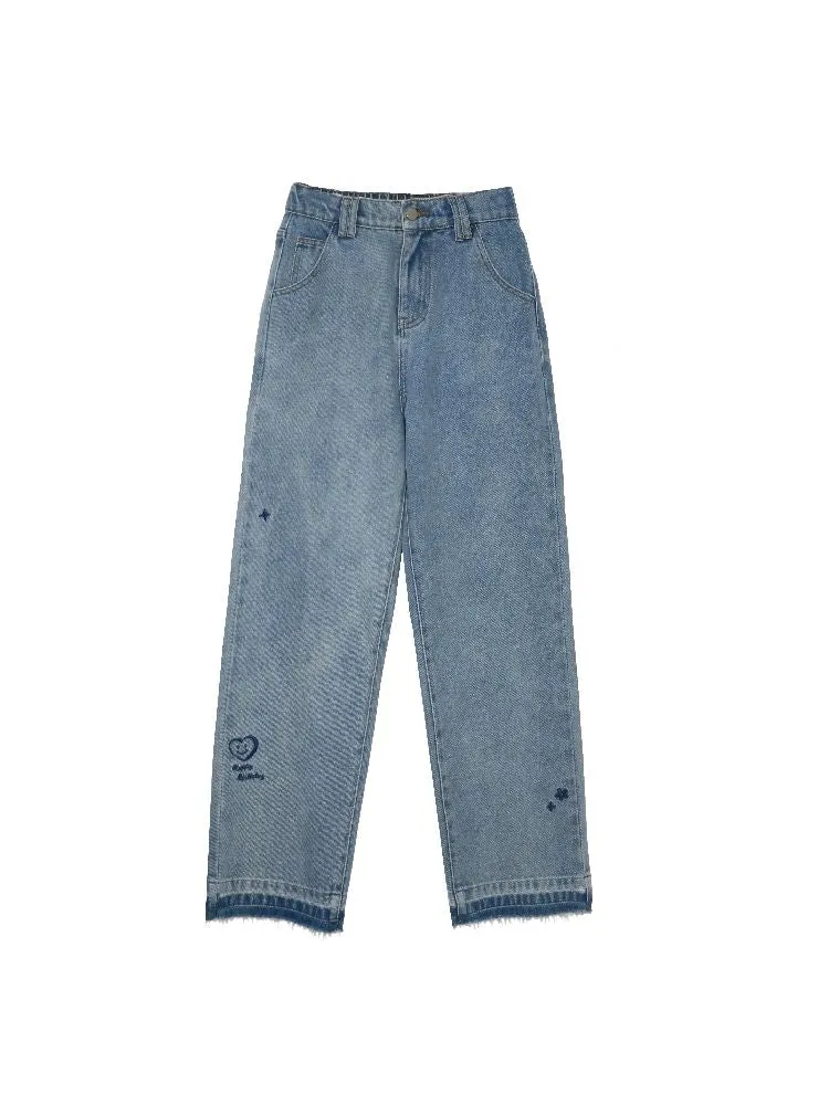 Casual straight thin jeans【s0000005252】