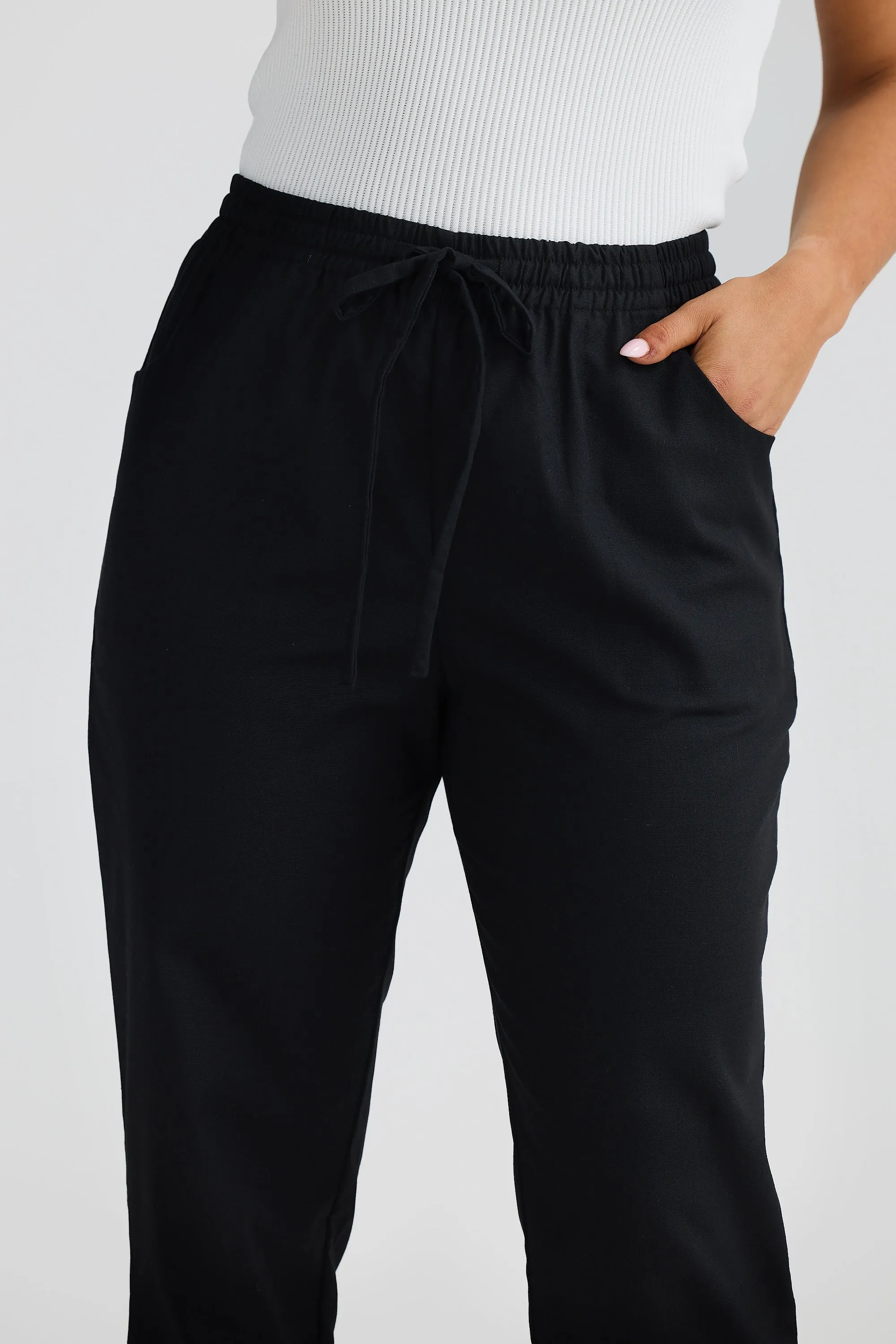 Cuffed Jogger Pant - Black