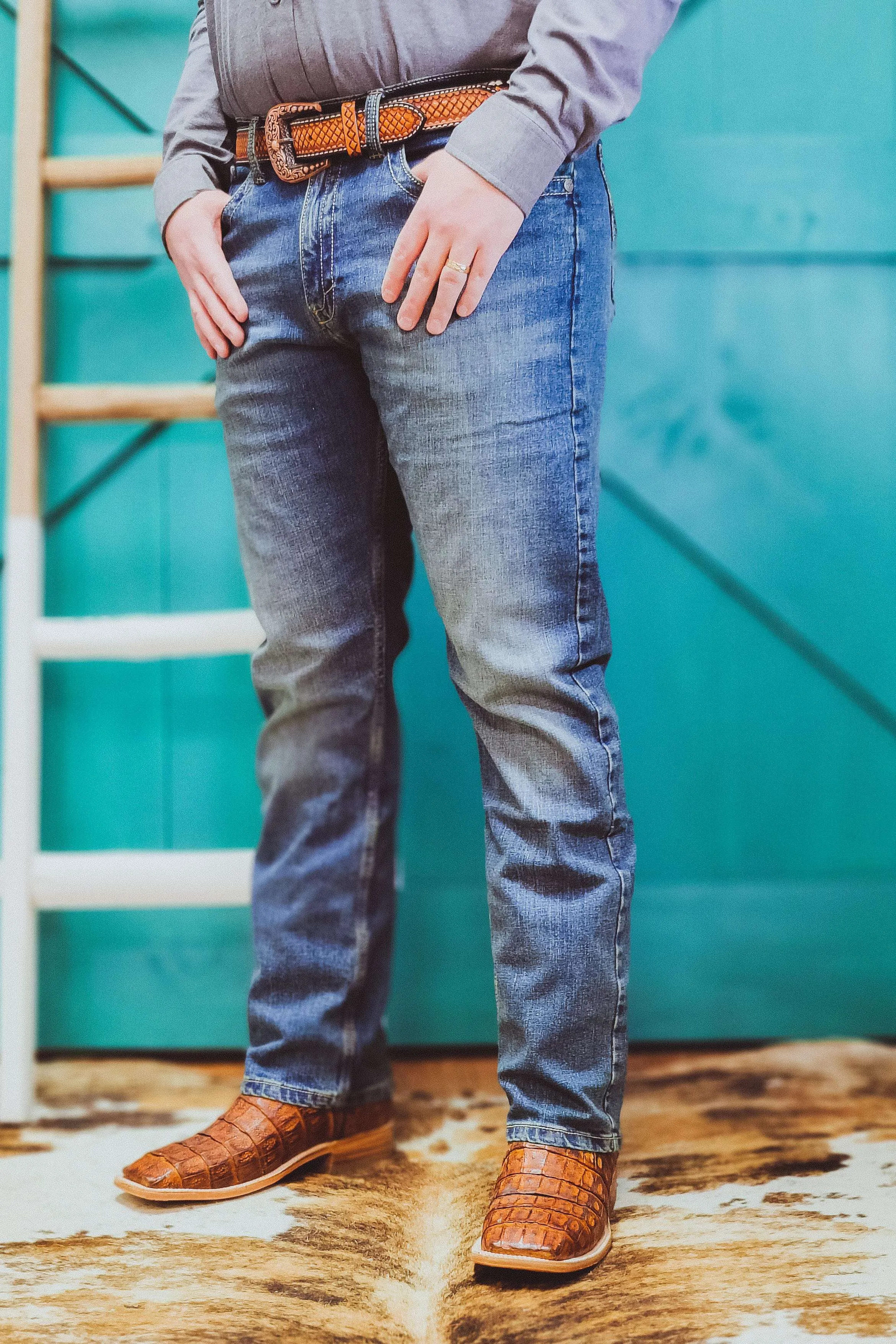 Denver Slim Straight Jeans by Wrangler