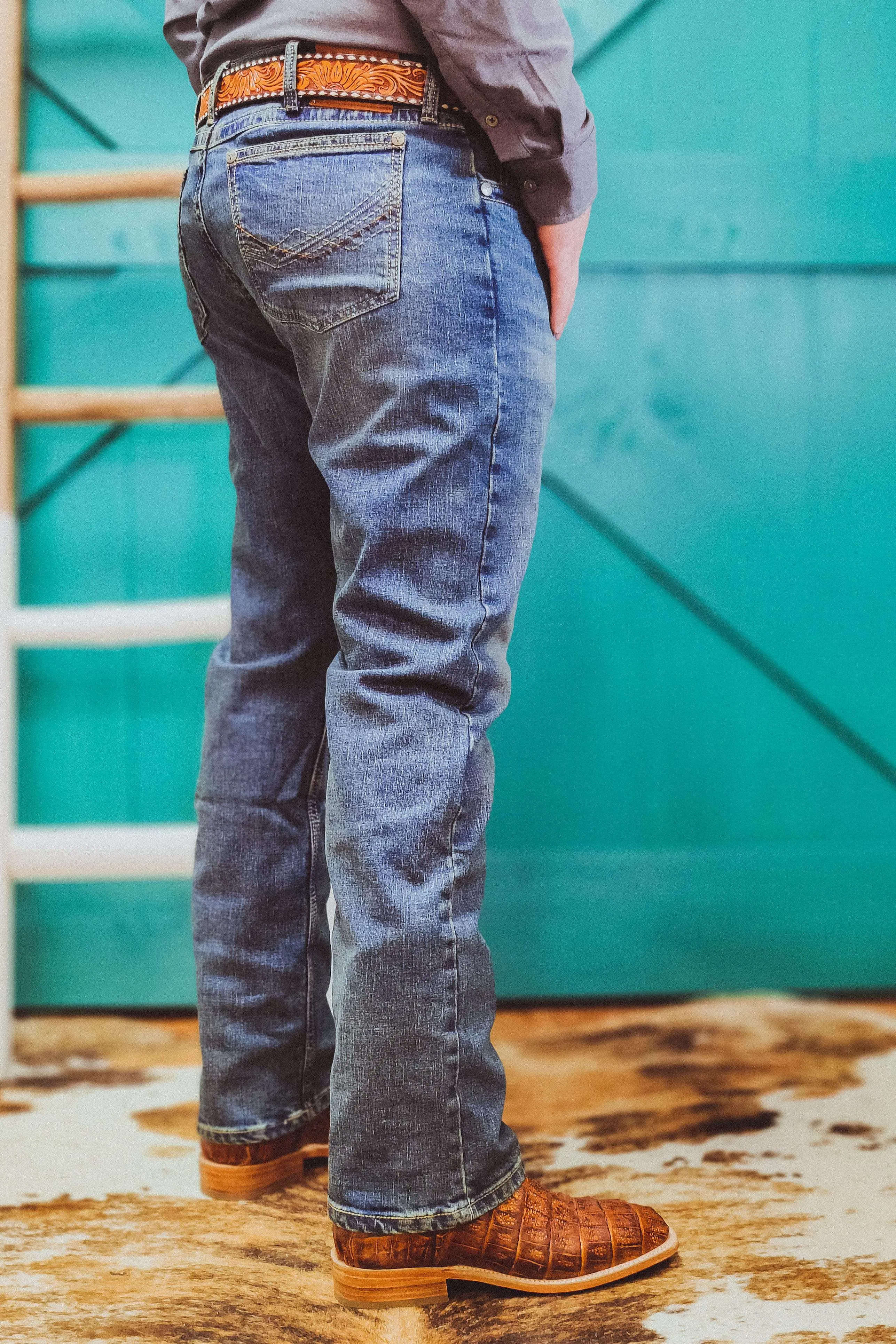 Denver Slim Straight Jeans by Wrangler