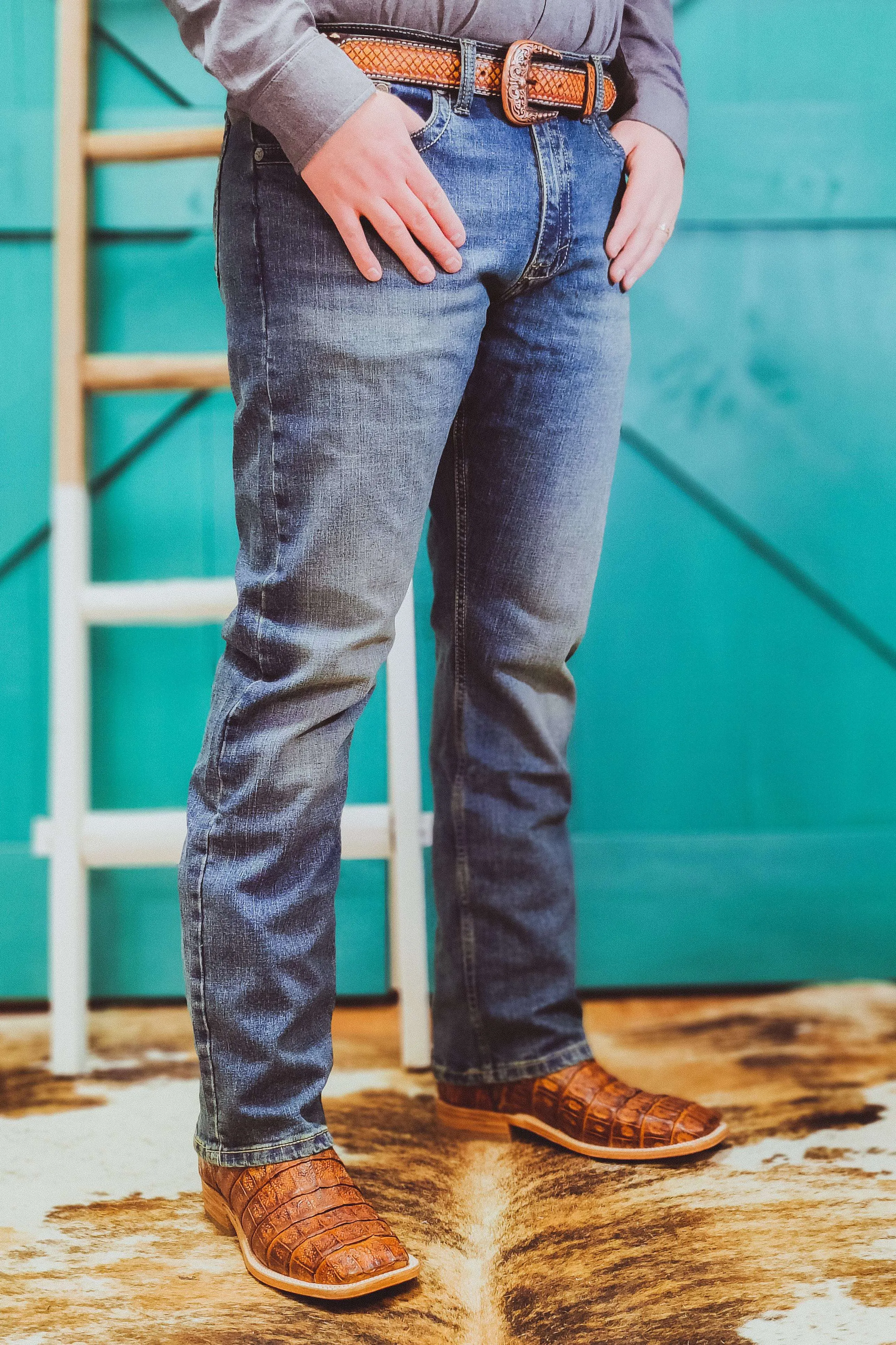 Denver Slim Straight Jeans by Wrangler