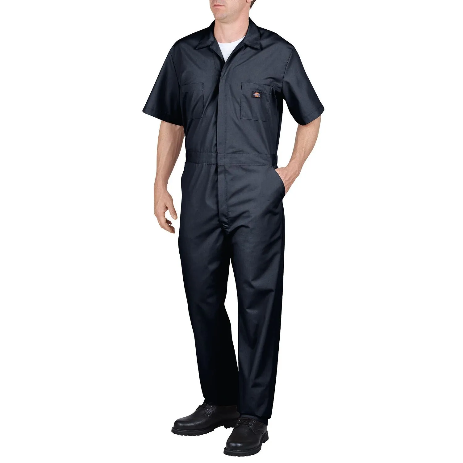 Dickies Men's Traditional Fit Jumpsuit, Navy Blue