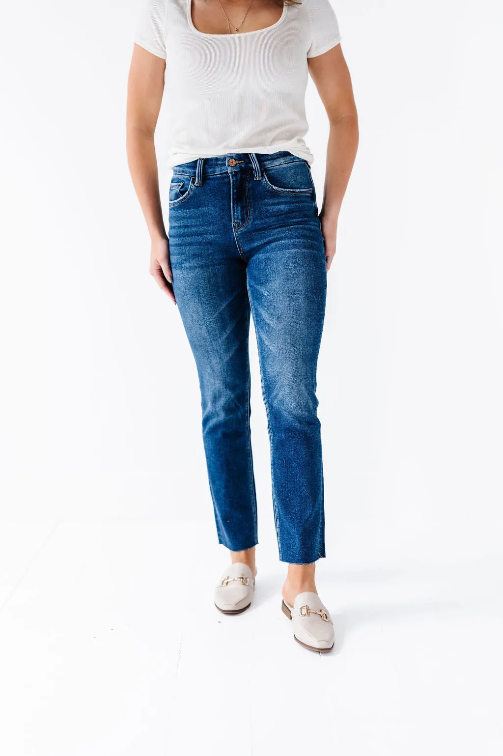 Dorset High Rise Straight Jeans