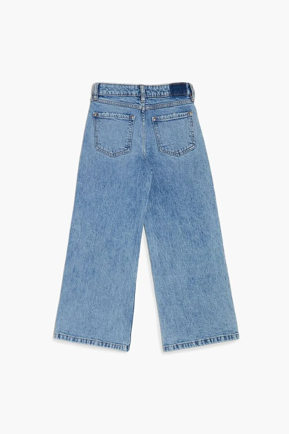 Forever 21 Girls' Wide Leg Stretch Denim Jeans, Denim