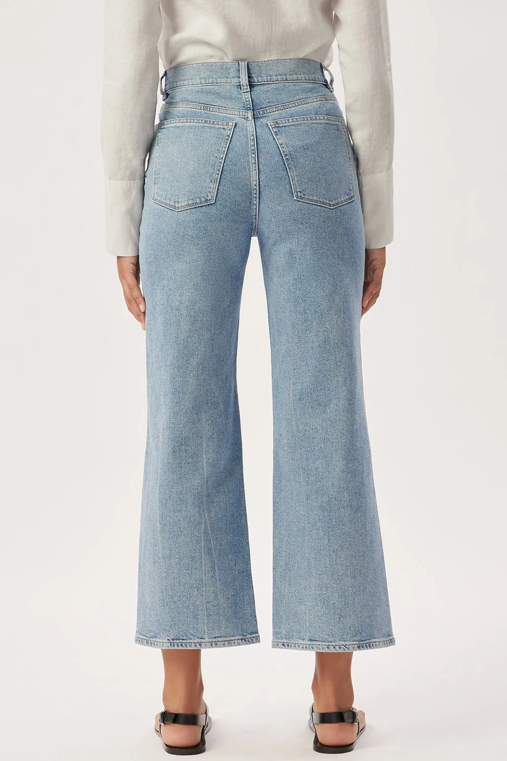 Hepburn High Rise Wide Leg Reef