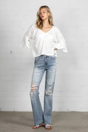 HIGH RISE DAD JEANS size 0