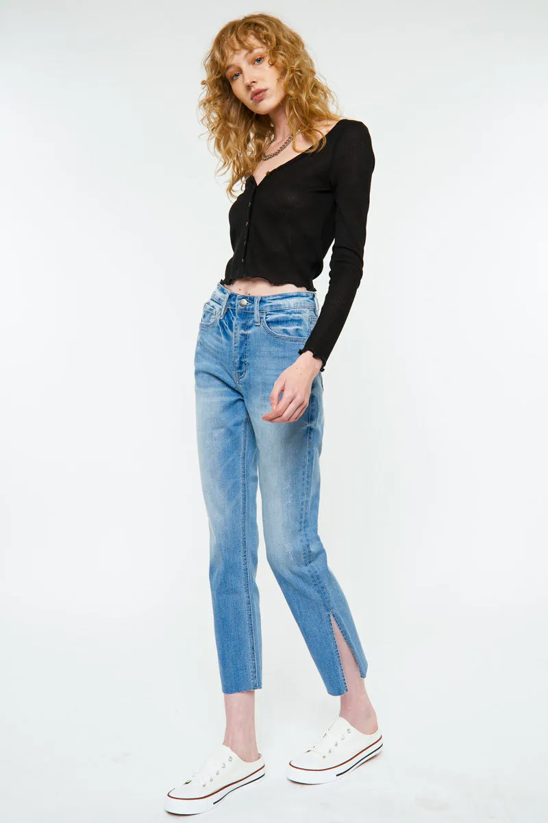 Jane High Rise Straight Jeans