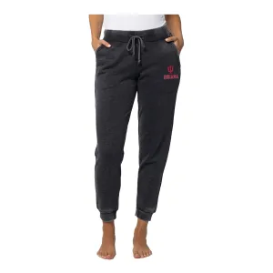 Ladies Indiana Hoosiers Campus Charcoal Sweatpants