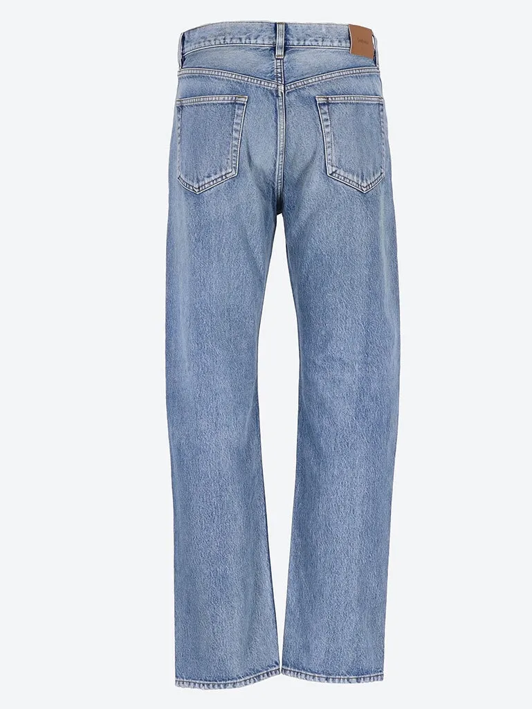 Loose straight jeans
