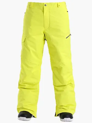 Men's High Windproof Waterproof Black Ski Snowboarding Pants