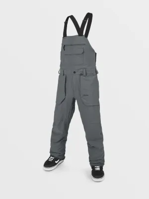 Mens Roan Bib Overalls - Dark Grey