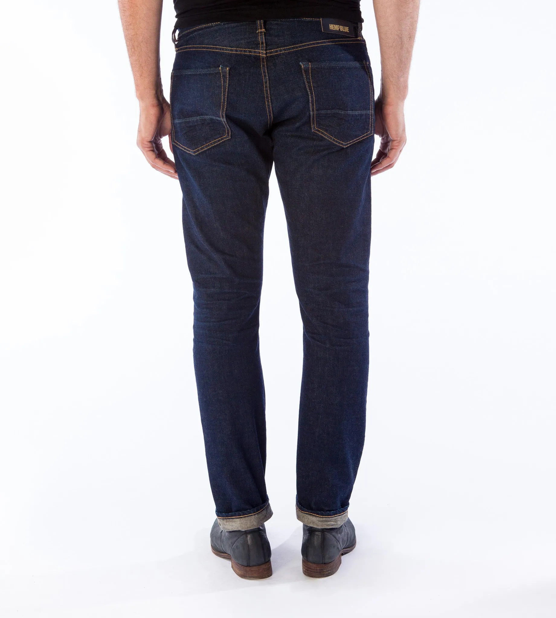 Men's Straight Fit Hemp Blend in Dark 3D