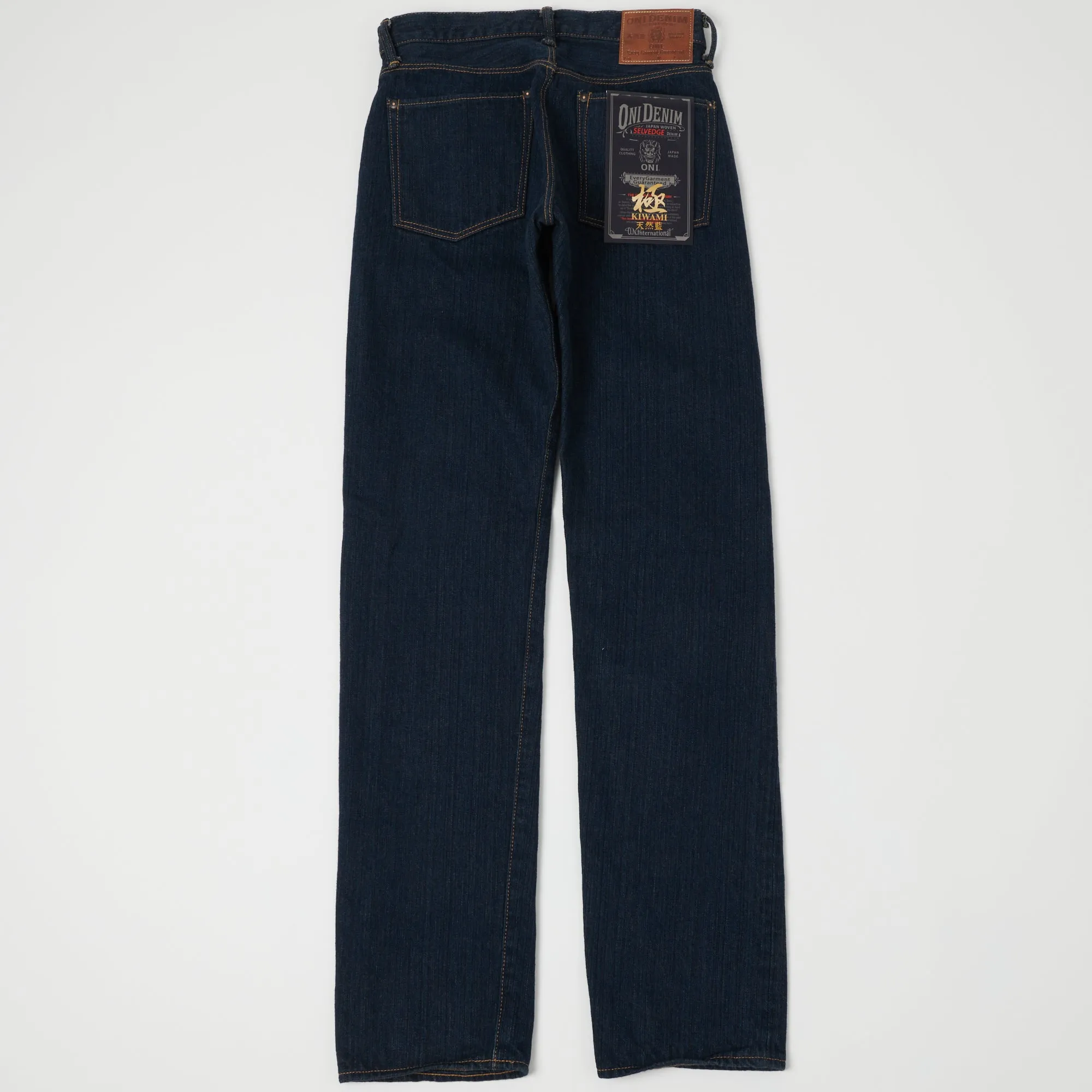ONI 510SHM 'Kiwami' Semi Hand Made 16oz Natural Indigo Slim Straight Jean - Dark Wash