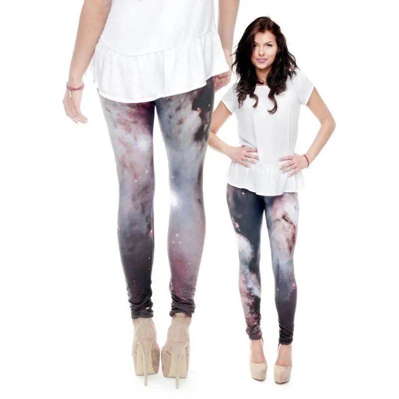 Regular Leggings (8-12 UK Size) - Galaxy Black