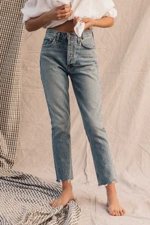 RILEY HI RISE CROP ZEPHYR