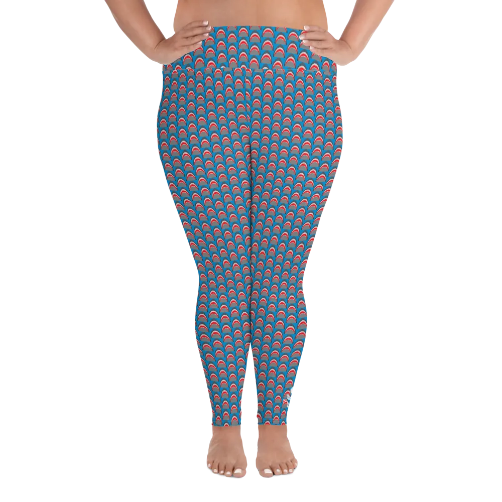 Shark Lover Plus Size Leggings
