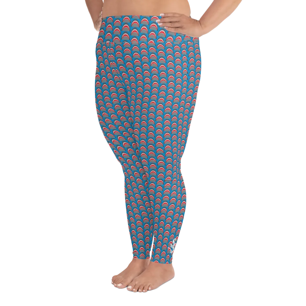 Shark Lover Plus Size Leggings