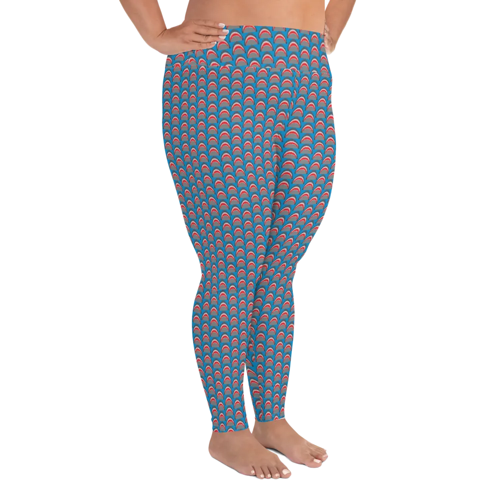 Shark Lover Plus Size Leggings