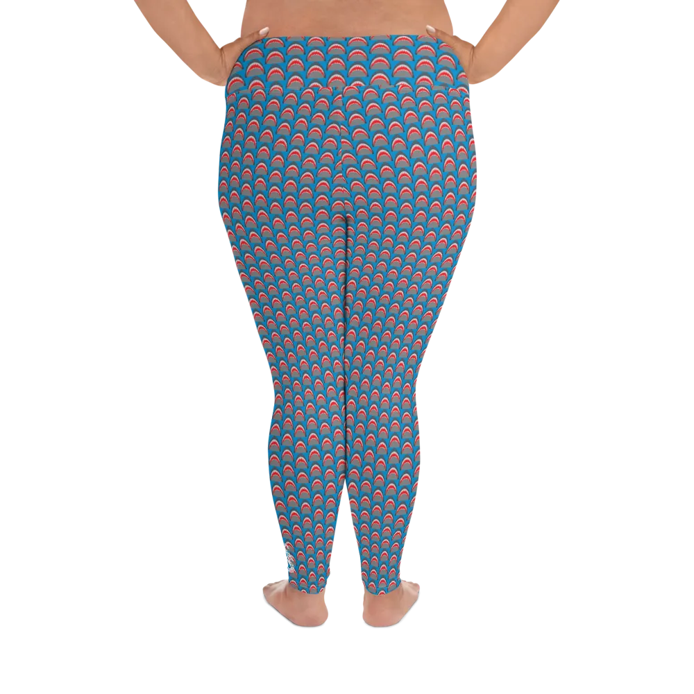 Shark Lover Plus Size Leggings