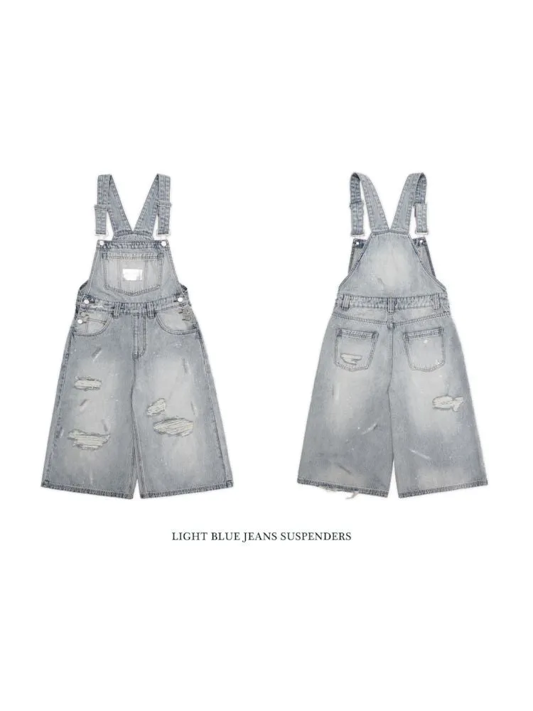 Silver pleated leather label casual straight denim back pants【s0000008646】
