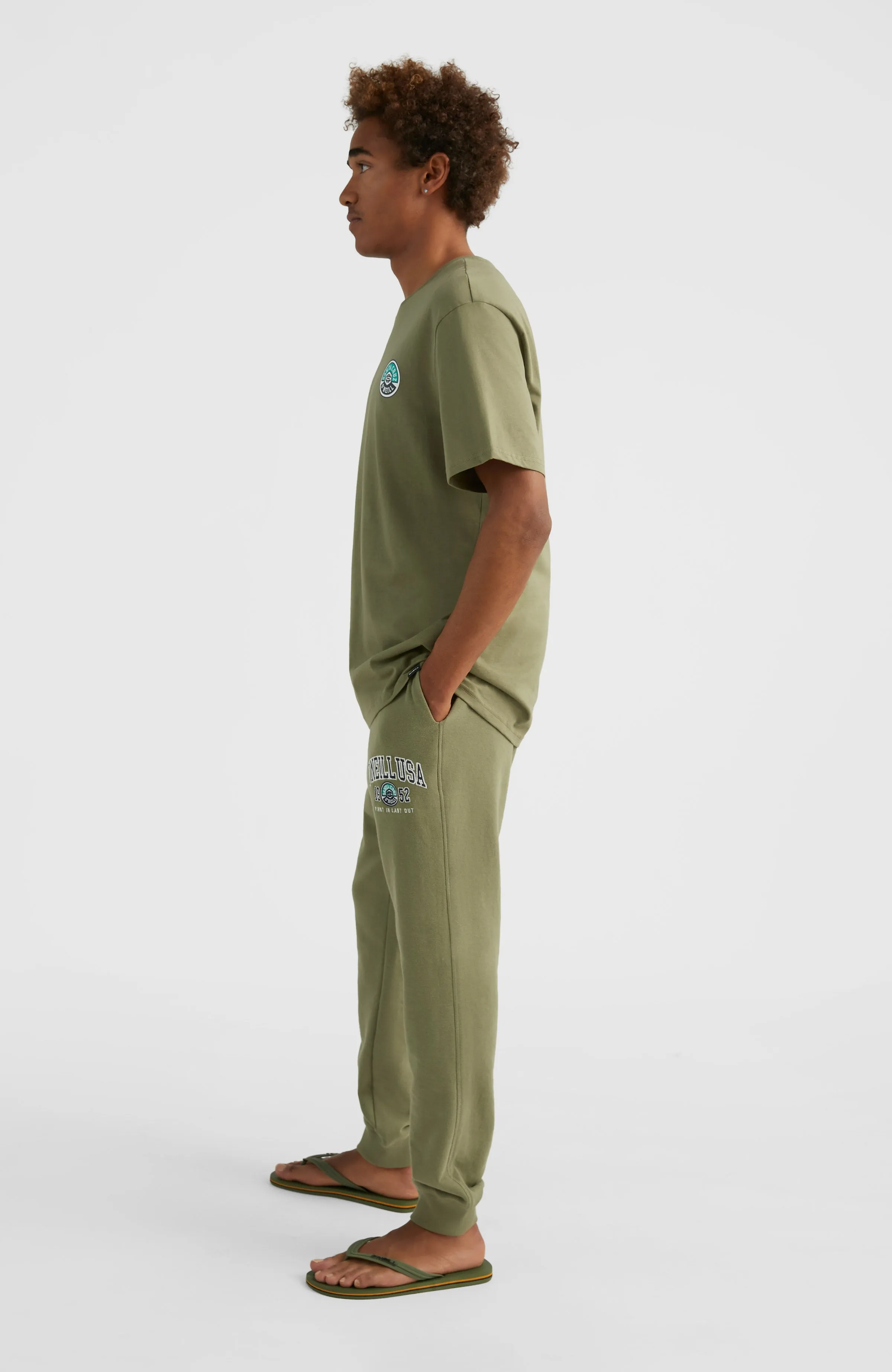 Surf State Sweatpants | Deep Lichen Green