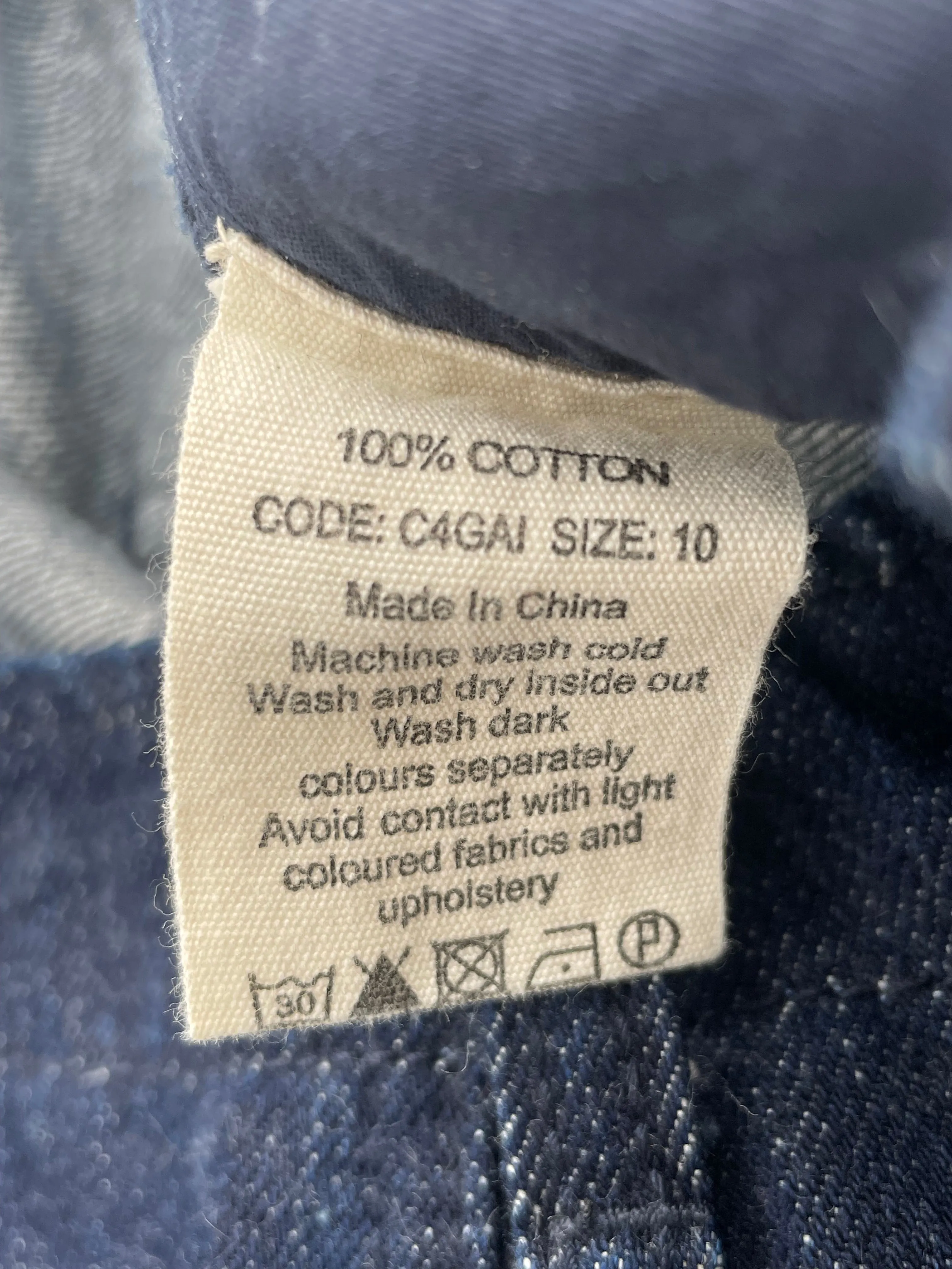 Toast Cropped Wide Leg Jeans Size 10