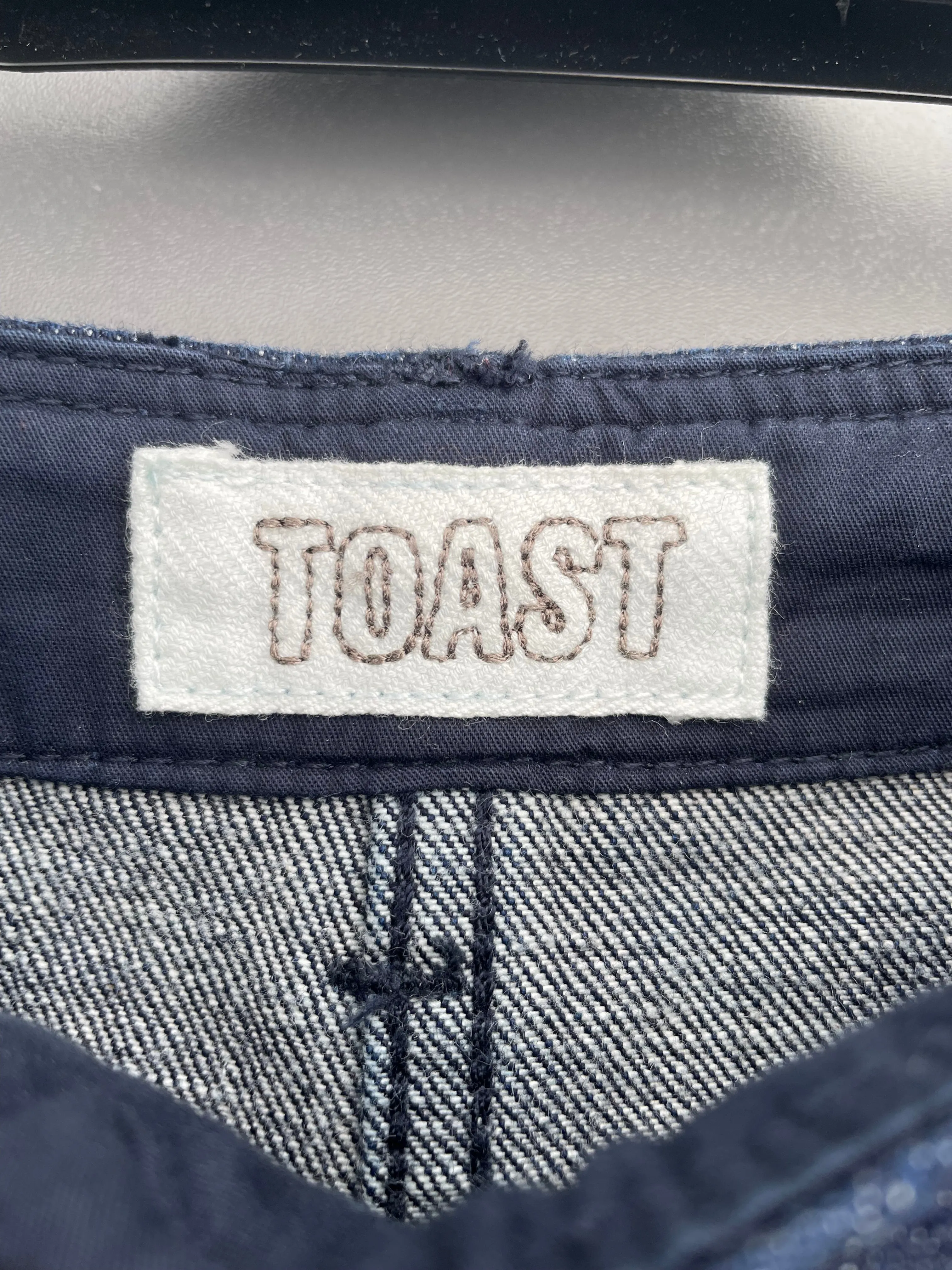 Toast Cropped Wide Leg Jeans Size 10