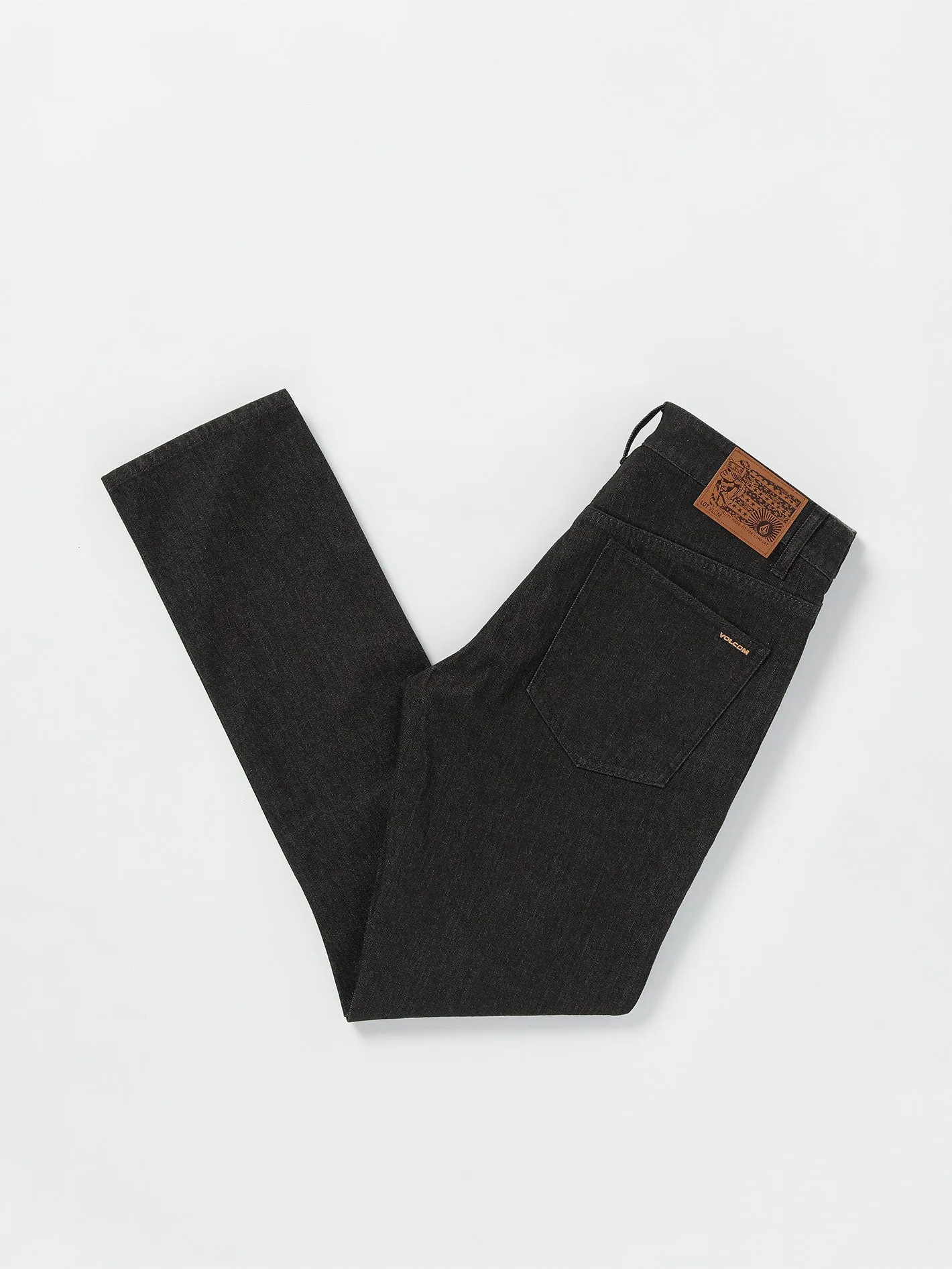 V 2X4 Skinny Fit Stretch Jeans - Black