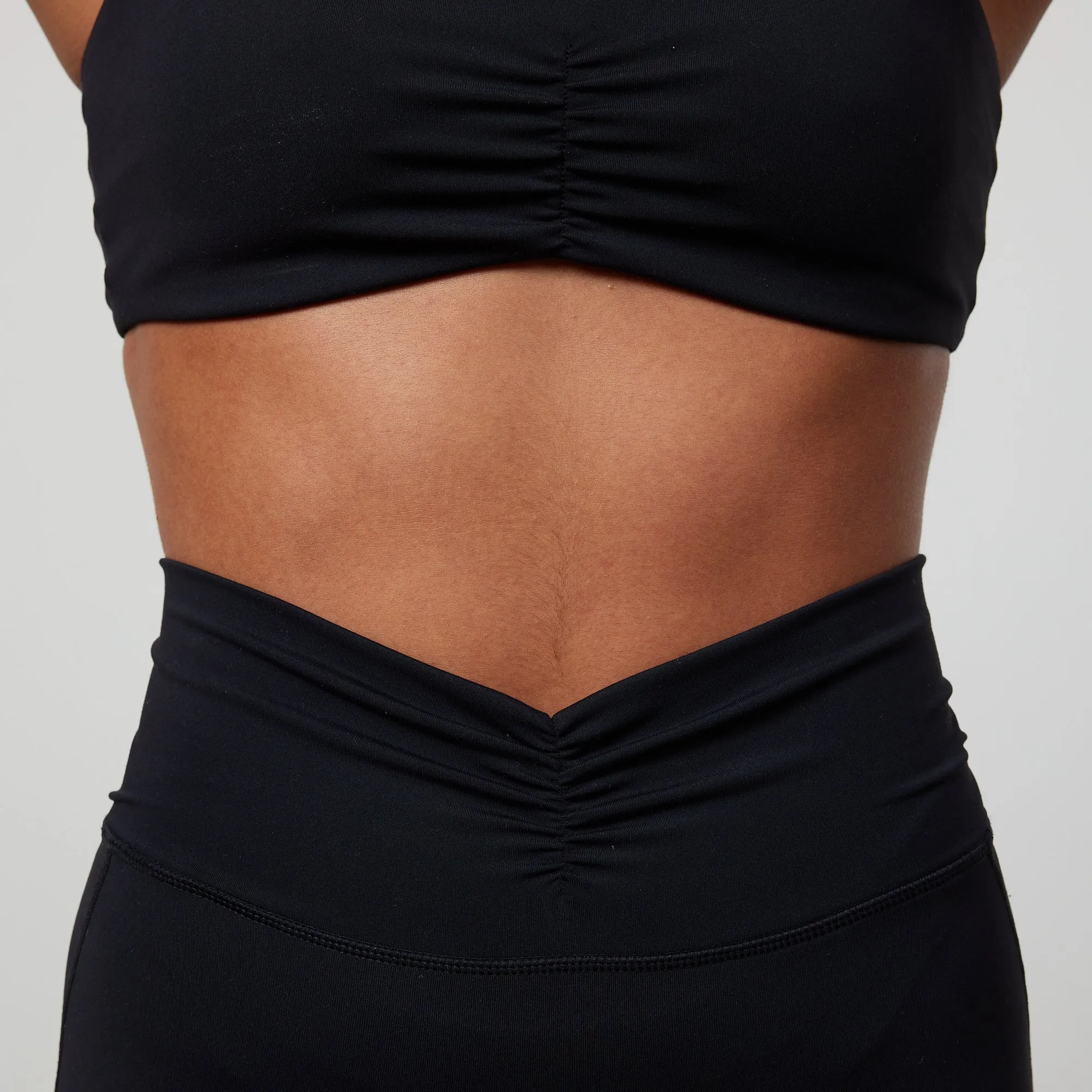 Vanquish Enhance Black Ruched Leggings