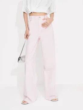 Wide Leg Jeans in Cotton