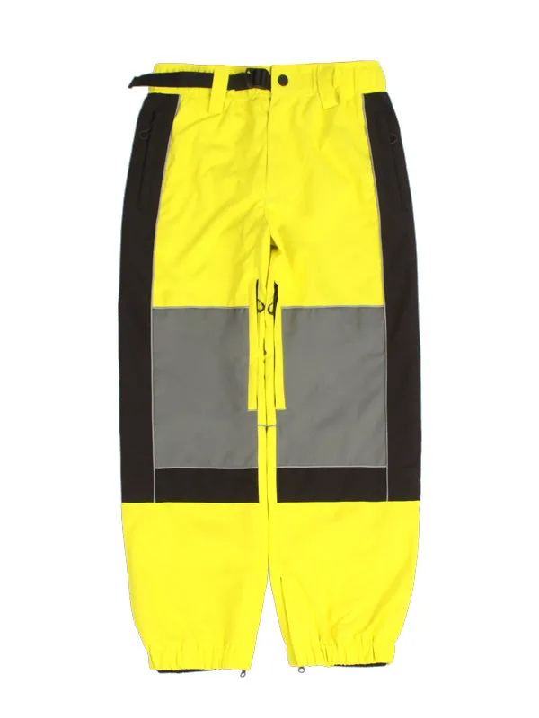 Women's Gsou Snow Winter Track Block Snowboard Pants